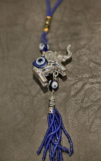 Evil Eye Elephant Ornament - 22-308 - LB