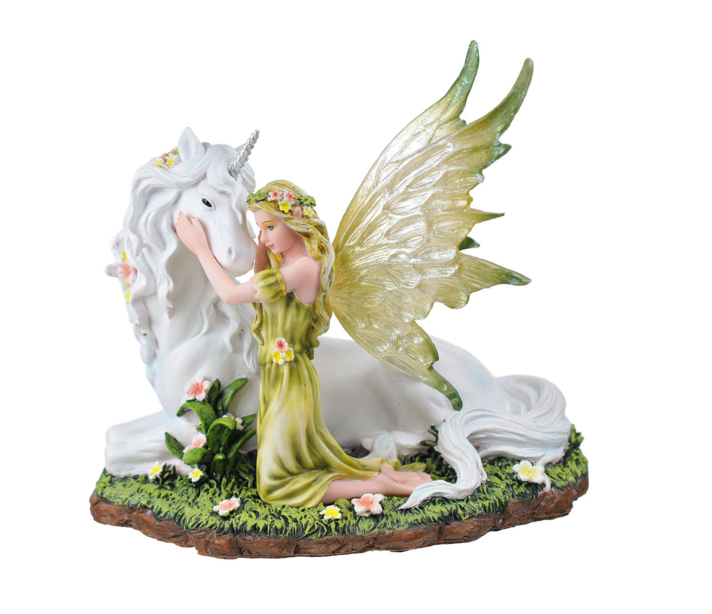 Fairy with Unicorn Figurine - Fantasy Figurine Nemesis - Zem WE SHIP WORLDWIDE
