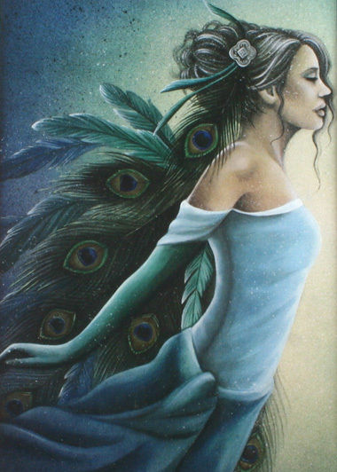 Forgiveness 5 X 7 Print Card Stock Jessica Galbreth Vintage Angel Art