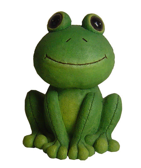 Green Frog Money Bank Resin / Piggy Bank - RAI 88330