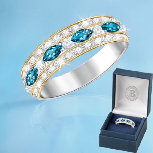 Infinite Joy Ring Size 12 Bradford Exchange Jewellery