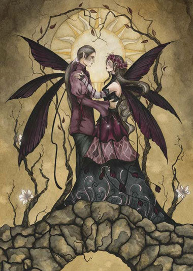 Love Springs Eternal 5 X 7 Print Card Stock Jessica Galbreth Fantasy & Fairy Art