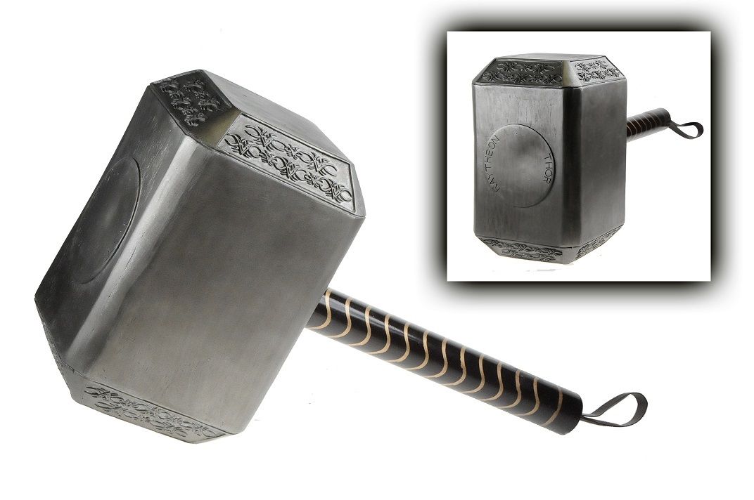 Norse God Thor Hammer 17 inch Figurine - Zem WE SHIP WORLDWIDE