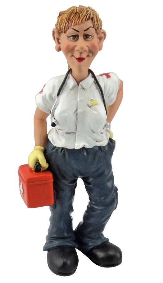 Grumpy Jon Paramedic Figurine Comical World Collectible
