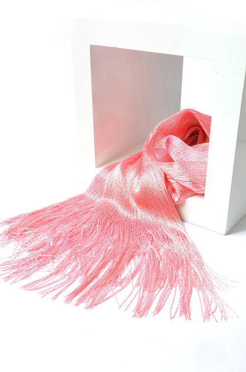 Rose Gold Sparkle Scarf / Wrap by Jacqueline Kent - Rose Gold Scarf Only
