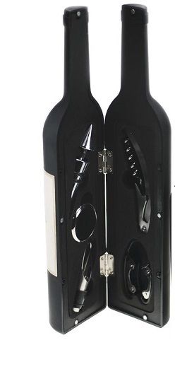 WINE BARSET IN BOTTLE SHAPE BOX OPENER D2064-13 LB