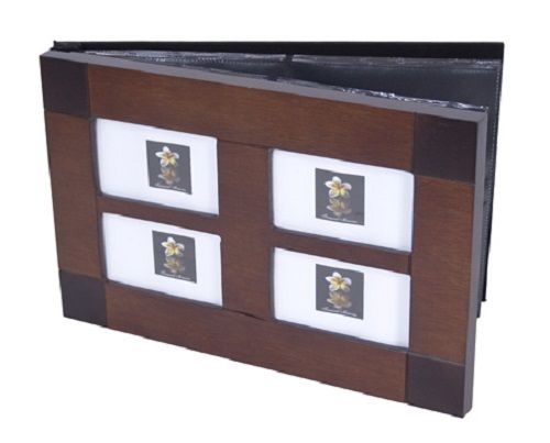 Wooden Photo Album with Picture / Photo / Picture Frame on Front - 68605 -RAI