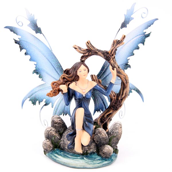 Legends of Avalon Fairy Figurine FYP 19 Blue Fairy by Pond