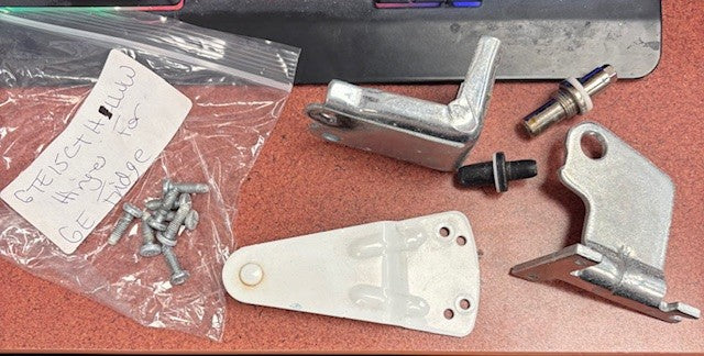 General Electric GTE15CTHBLWW GE Hinges screws and Pin USED