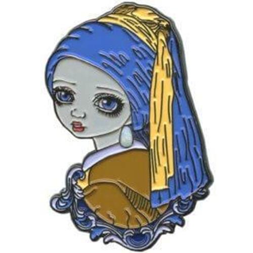 Girl with a Pearl Earring Jasmine Becket-Griffith Enamel Pin Collectible