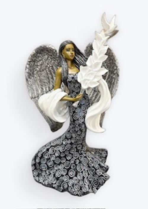 Shimmering Heavenly Glory Angel Lady Figurine Bradford Exchange