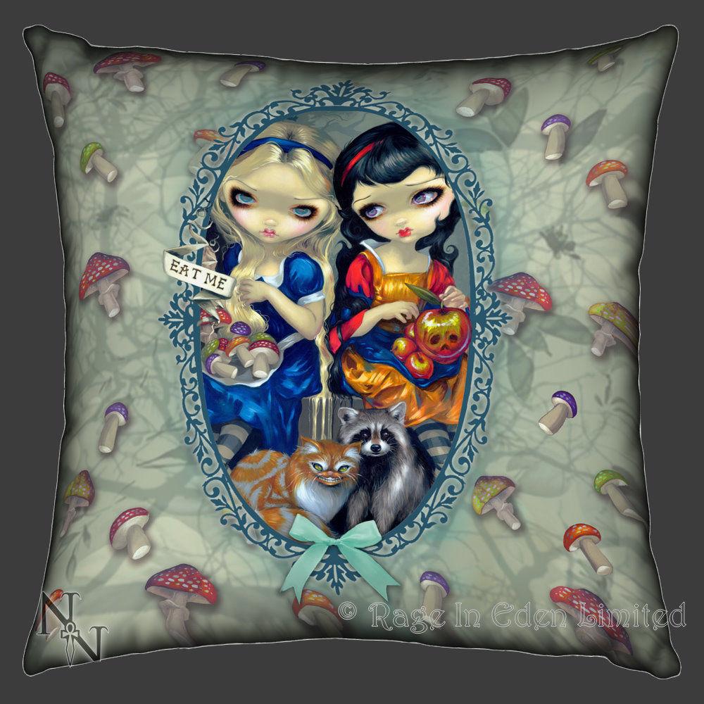 Alice and Snow White Pillow Jasmine Becket-Griffith RARE