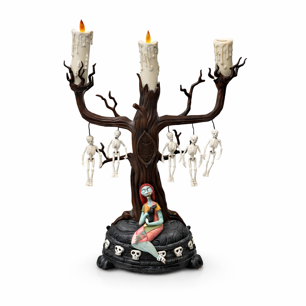 Disney Nightmare Before Christmas Sally Candle Candelabra MISSING CANDLE FLAME