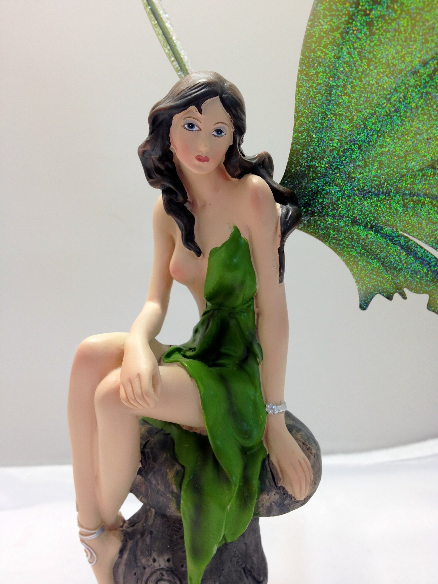 Legends of Avalon Fairy Figurine FYP 12 Green Fairy Breast Uncovered Naked