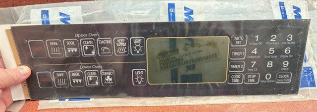 Maytag Range Oven Control Overlay Part Number 74005469