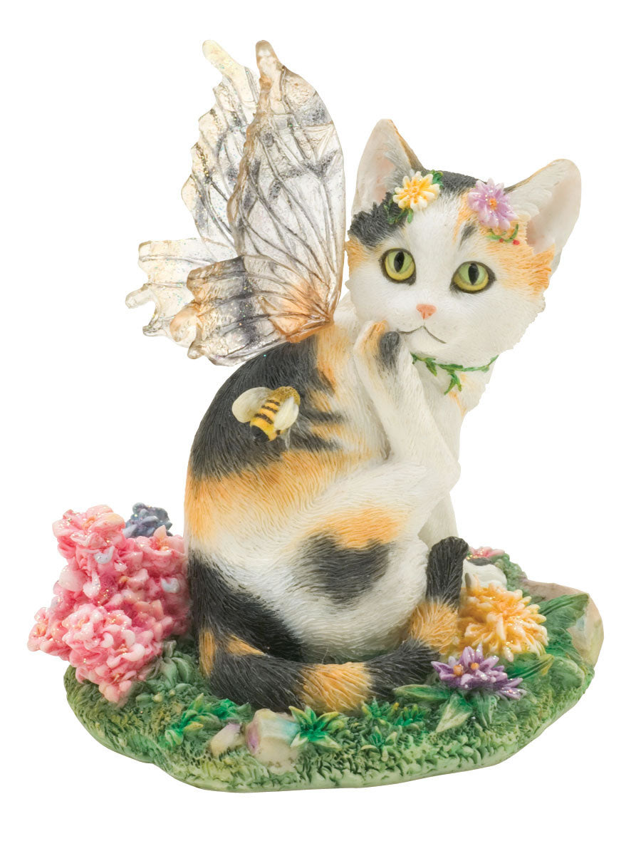 Tessa Cat Faerie Glen Fairy Figurine Fairysite