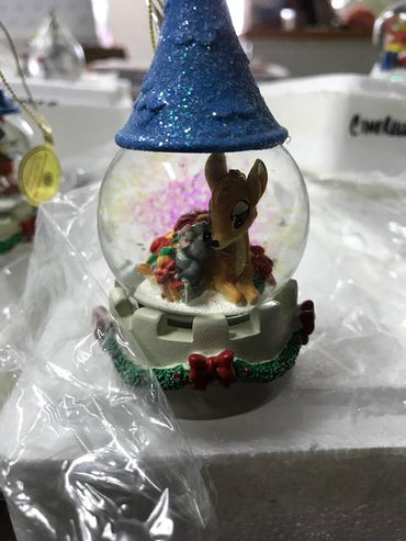 Bambi Water Globe Disney Castle Collection / an Ornament