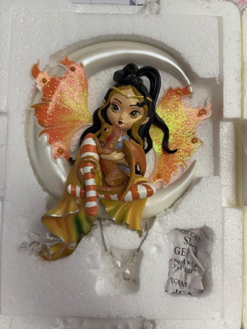 Amber Fairy Dragonling Wall Art Figurine Collection Jasmine Becket Griffith