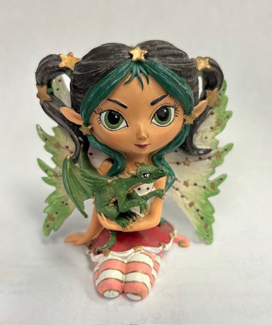 Christmas Dragonling Collection Single Fairy Figurine Jasmine Becket-Griffith