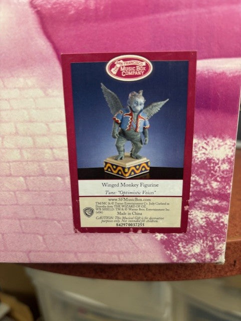 Winged Monkey Figurine Musical Wizard of Oz San Francisco Music Box Company