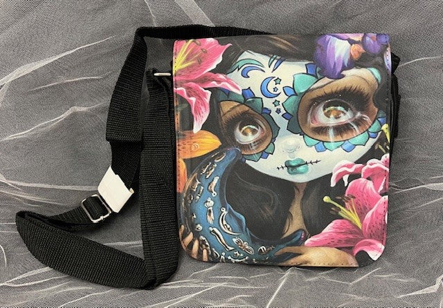 description for Dia de Los Muertos Jasmine Becket-Griffith Purse
