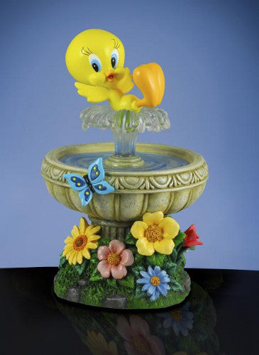 Tweety Bird in a Fountain San Francisco Music Box Company
