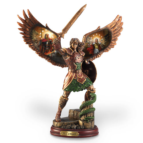 CASSIEL: SPEED OF GOD Bronze Archangel Bradford Exchange