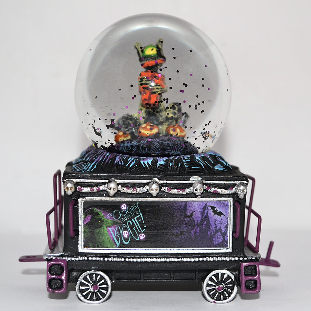 Nightmare Before Christmas Peek Behind Train #14 Water Globe Disney
