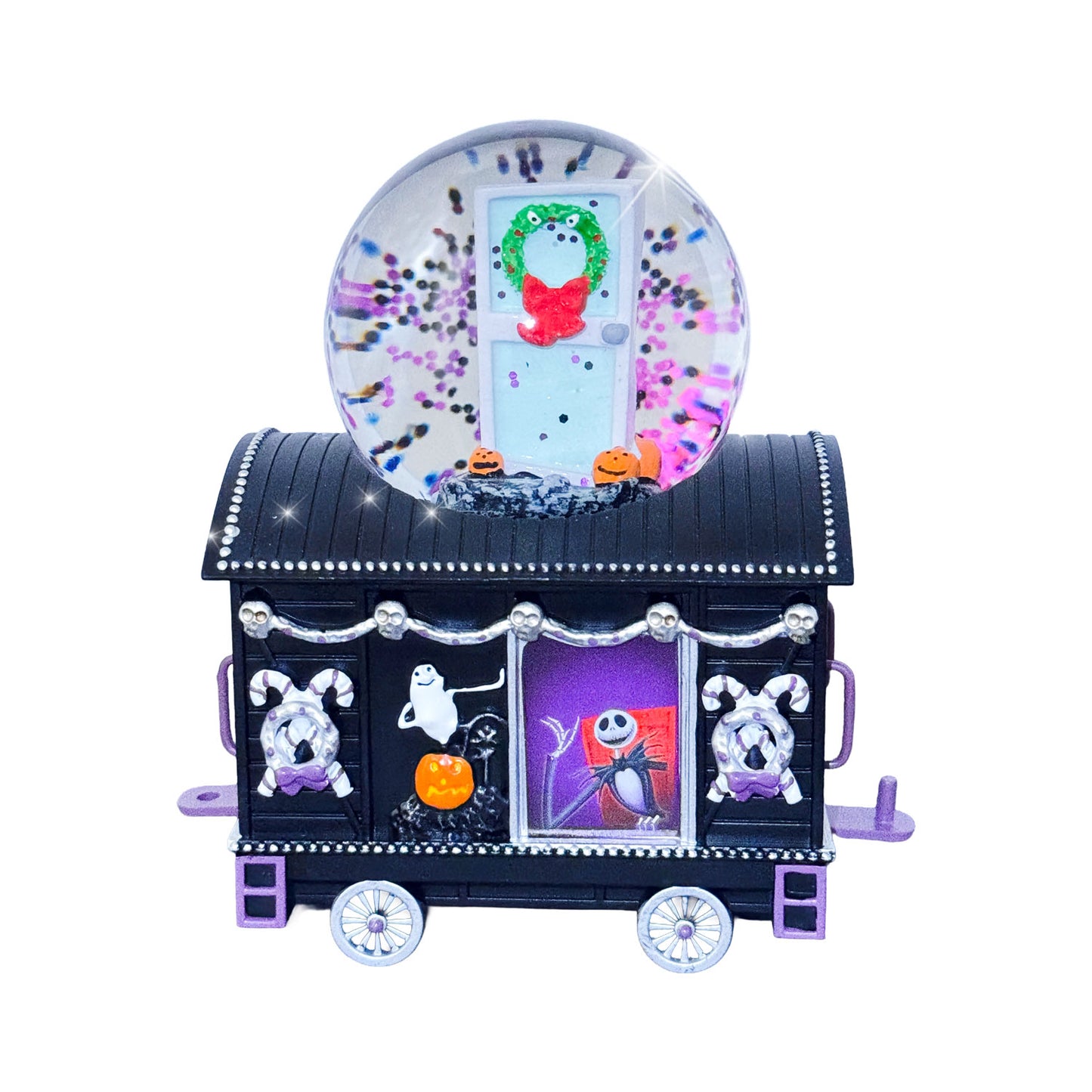 Nightmare Before Christmas Sally Jack Train #23 Water Globe Disney