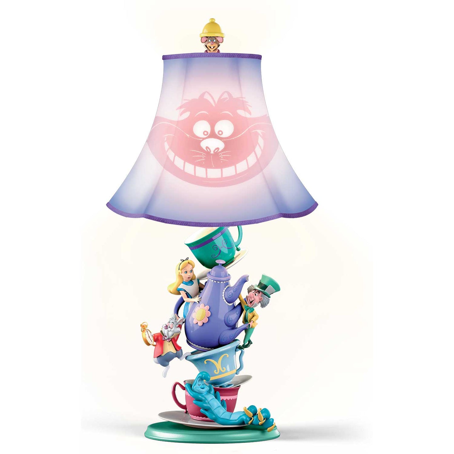 Disney Alice in Wonderland Lamp Bradford Exchange