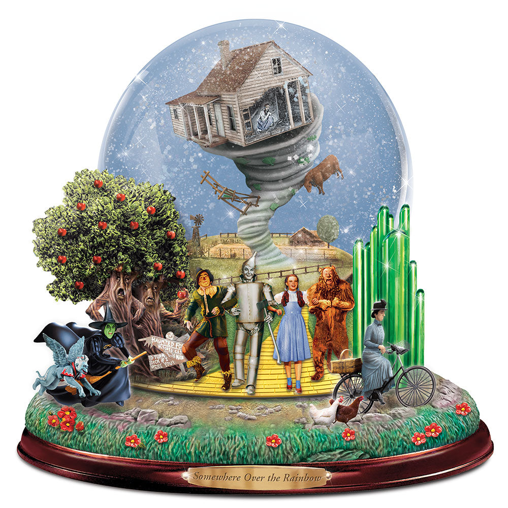 Wizard of Oz Glitter Water Globe Bradford Exchange