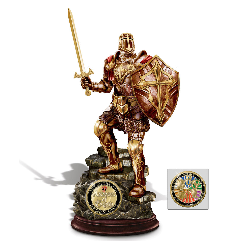Armor of God Sculpture Christ Jesus Figurine Bradford Exchange
