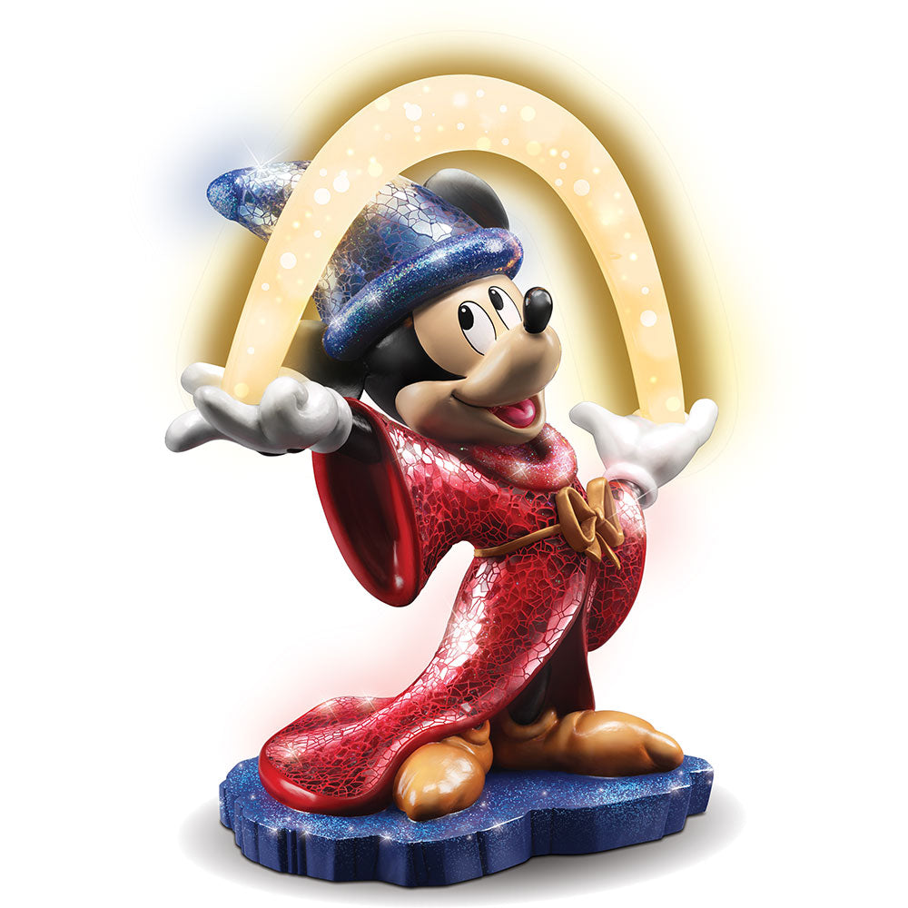 Disney Fantasia Mickey Mouse Mosaic Sculpture Bradford Exchange