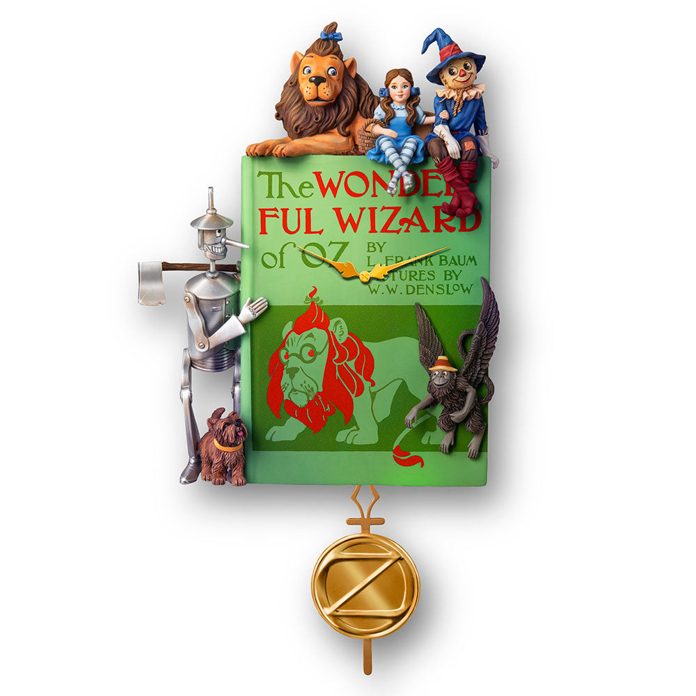 Wizard of Oz Book Wall Clock Bradford Exchange