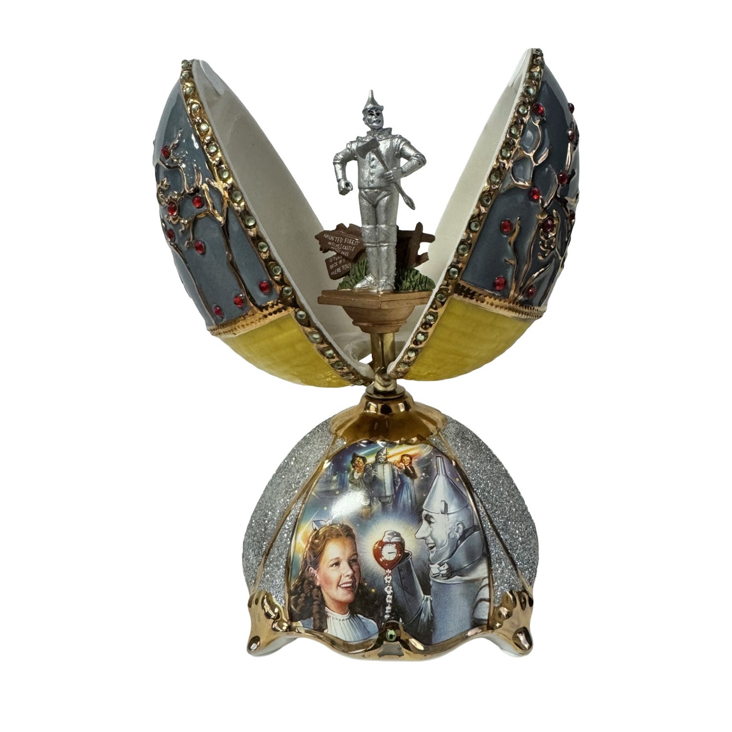 Tin Man Egg Figurine Wizard of Oz Bradford Exchange