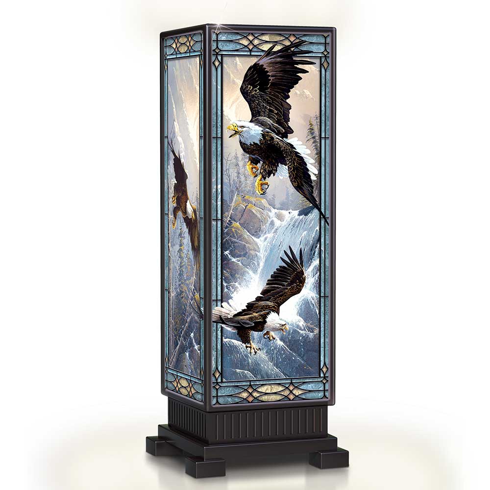 Masters of the Sky Eagle Lamp Bradford Exchange