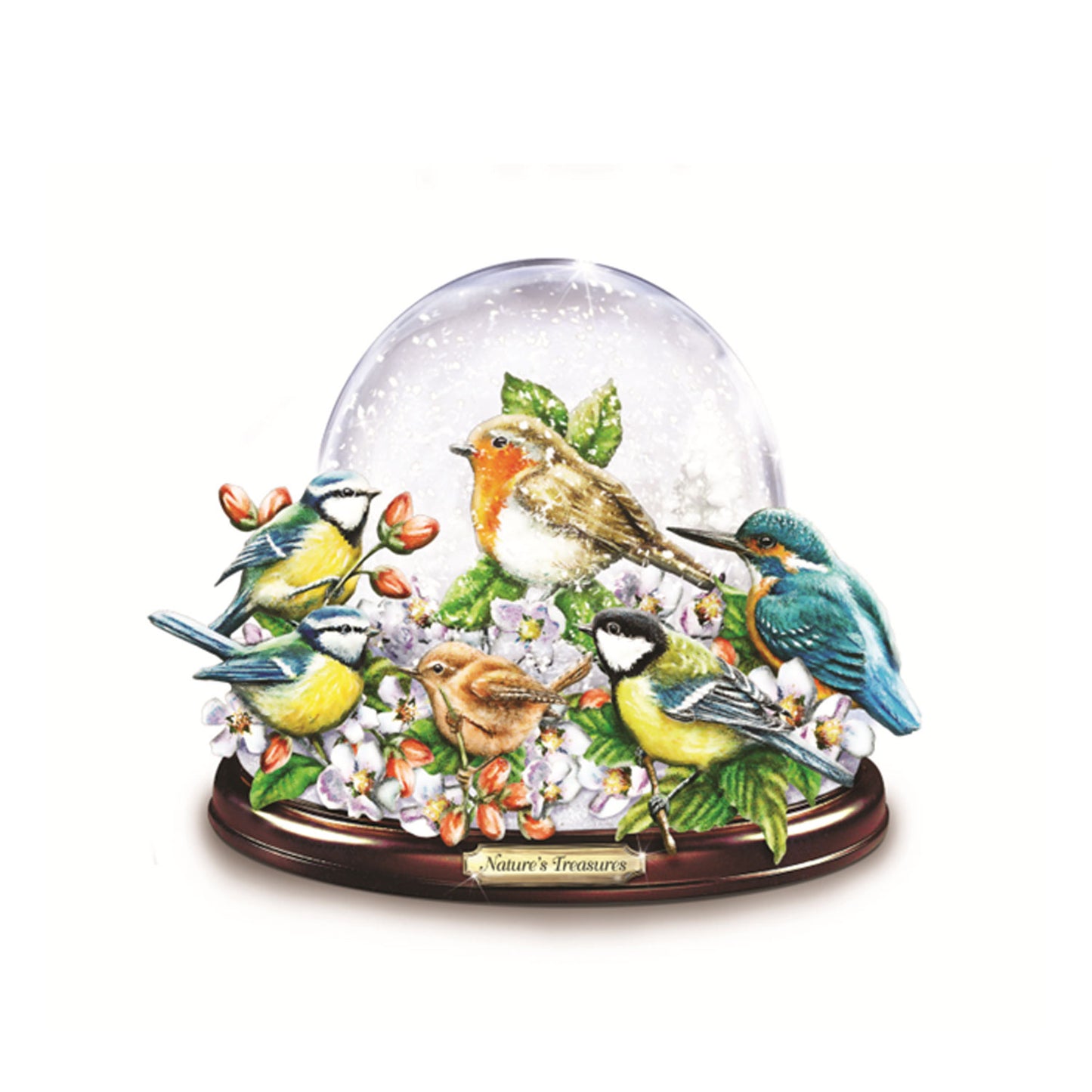 Simple Pleasures Bird Water Globe Bradford Exchange