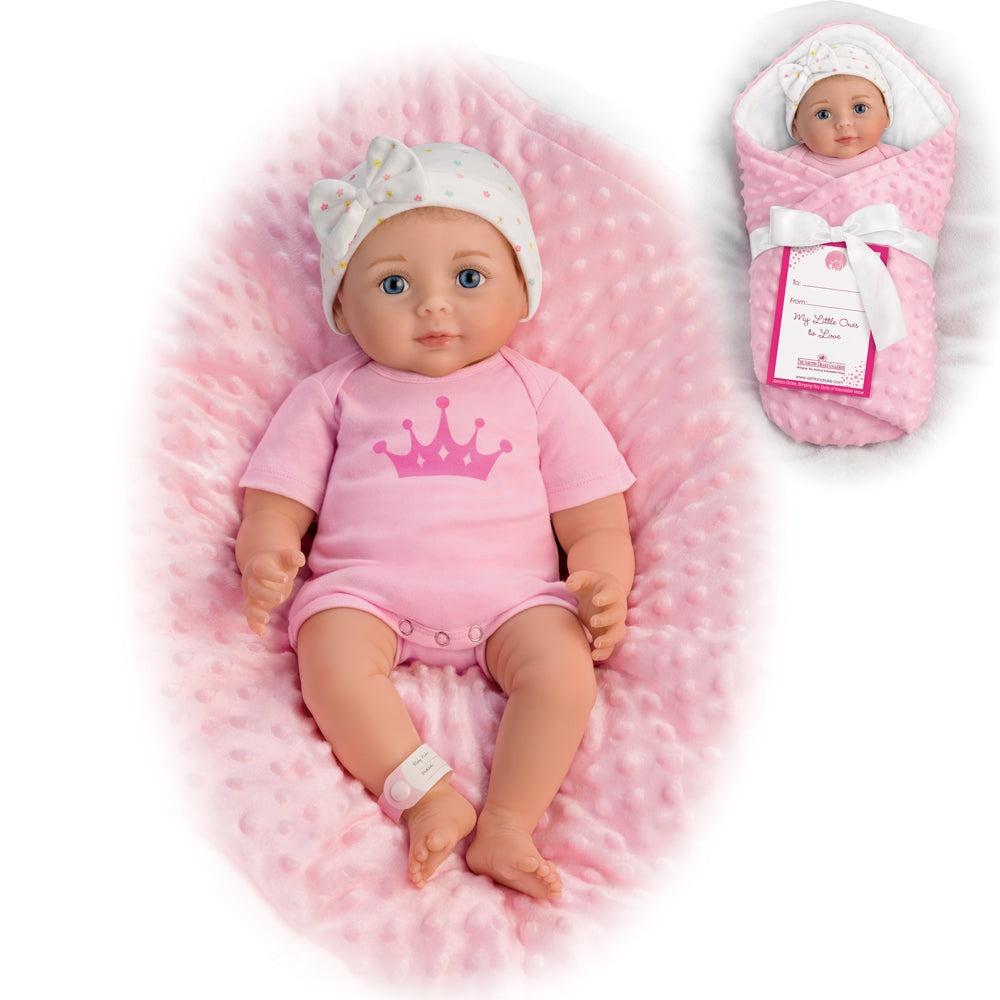 My Little Princess Girl Baby Doll Ashton Drake Bradford Exchange
