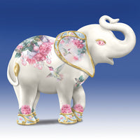 Majestic Beauty Len Liu Elephant Figurine / Statue Bradford Exchange