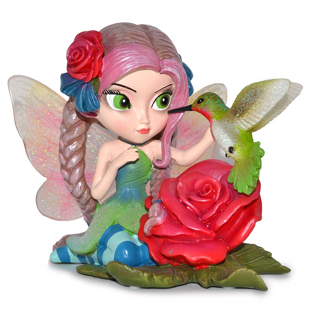 Majestic Radiant Beauty Fairy Figurine Hummingbird Jasmine Becket Griffith