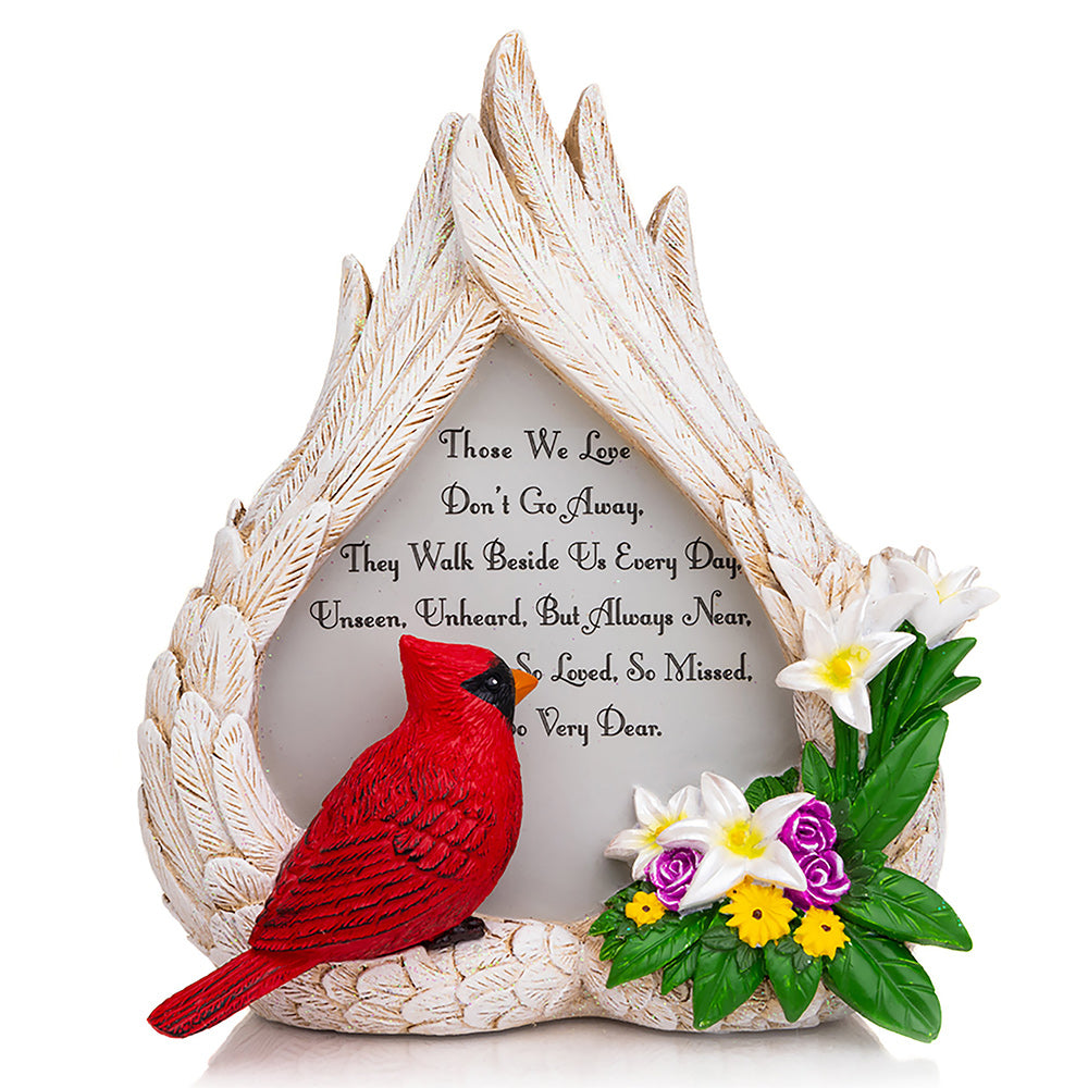 Those We Love Don't Go Away Cardinal On Angel Wings Collection Bradford Exchange