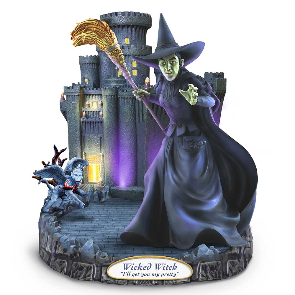 Wicked Witch I'll Get You My Pretty Figurine Wizard of Oz Bradford Exchange