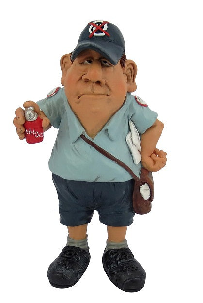 Grumpy Jon Postman Figurine Comical World