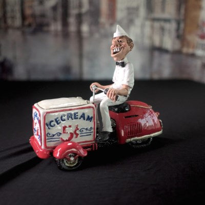 Grumpy Jon Ice Cream Man - Comical World Collectible - 16-540