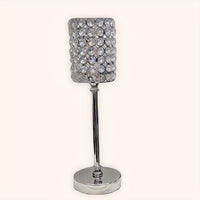 Elegance Crystal and Metal Tealight Candle Holder Candlestick Candelabra