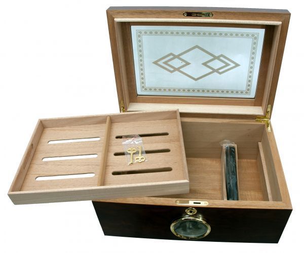 75 ct Cigar Humidor Buvinga Wood