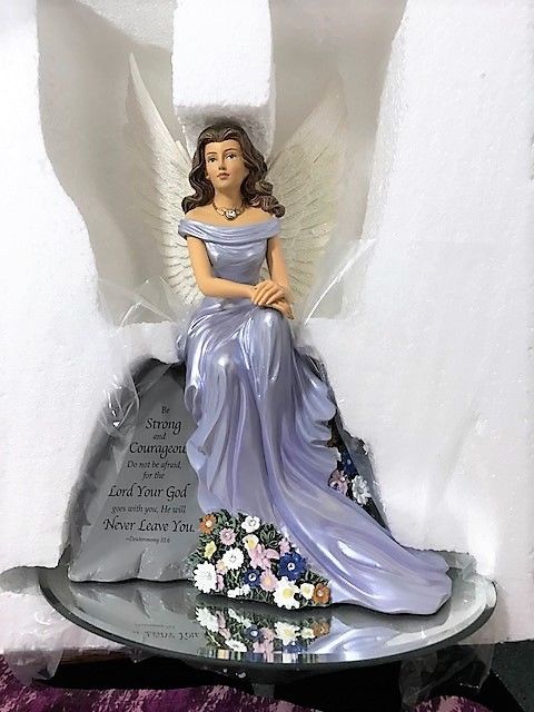 Angel of Courage Memorial Remberance Statue Figurine Bradford Exchange