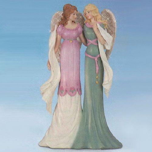 Angels of Sisterly Comfort Thomas Kinkade Sisters Figurine