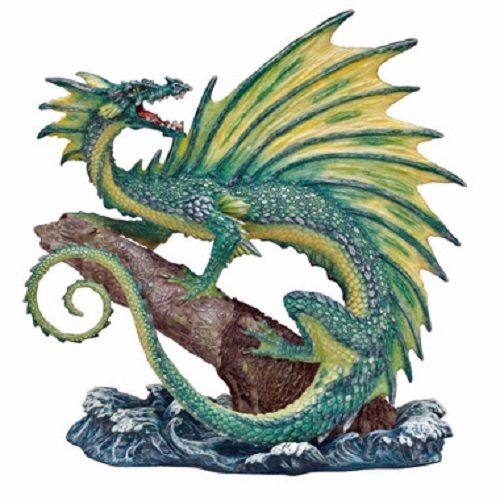 Aqua Dragon by Andrew Bill - Resin Figurine - Dragonsite Last One No Box