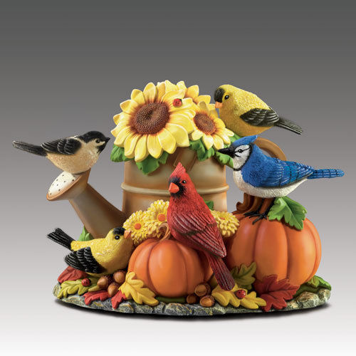 Autumn s Aria Figurine Decoration Bird Nature s Songbook Bradford Exchange